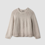 EF - Cord Crew Neck Top | Plaster
