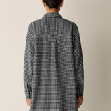 EF - Classic Collar Long Shirt | Black