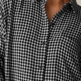EF - Classic Collar Long Shirt | Black