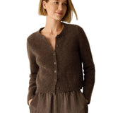 EF - Crew Neck Cardigan | Hazelwood