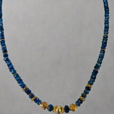 16” Vermeil and Kyanite Choker