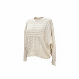 DE - American Flag Sweater | Ecru