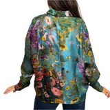 YV - Silk Shirt | Blue Floral