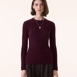 KT - Bibi Sweater | Bordeaux