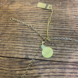 Necklace | Baguette Diamond, 14K Gold Pendant