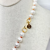 Edison Pearls on Colorful Cord Necklace | 32"