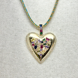 Heart Pendant Necklace | 21"