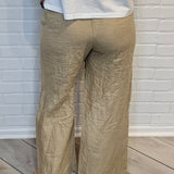 VV - Lola Linen Pant | Biscuit