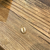 Gold & Diamond Shell Pendant
