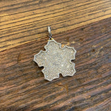Silver Pave Diamond Leaf Enhancer