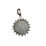 Silver Pave Diamond Sun Enhancer