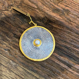 Coin Pendant w/ Pearl