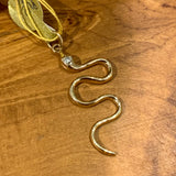 Pendant | 18K Gold Snake w/ Diamond
