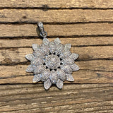 Diamond Flower Pendant