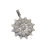 Diamond Flower Pendant