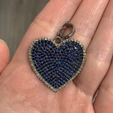 Enhancer | Sapphire & Diamond Heart