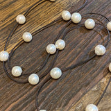 Edison Pearl Sautoir Necklace | 45"