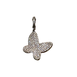 Silver Pave Diamond Butterfly Enhancer
