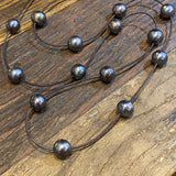 Edison Pearl Sautoir Necklace | 45"