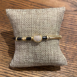 Gold Diamond Pebble Bracelet
