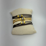 Triple Wrap w/ Roundel Bracelet