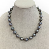 Mid-length | Tahitian Pearls on Leather | 20”