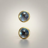 KCTS - Moonstone Round Bezel Earring | 1.99ct