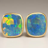 KCTS - Opal Cushion Bezel Earring | 3.54ct