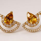 KCTS - Citrine Pear Shape Omega | 1.02/0.25ct