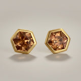 KCTS - Zircon Hexagon Bezel Earring | 1.72ct