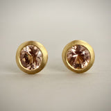 KCTS - Topaz Round Bezel Earring | 0.73ct