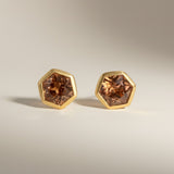 KCTS - Imperial Zircon Hexagon Bezel Earring | 1.86ct
