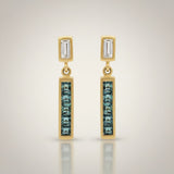 KCTS - Alexandrite/Diamond Dangle Earring | 0.87/0.22ct
