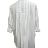 RO - White Button Down w/ Pleats In Back