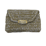 LG - Acacia Lurex Clutch | Silver and Gold