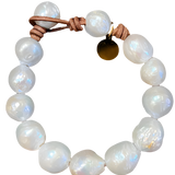 Wrinkled Freshwater Pearl Bracelet