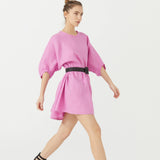 LT - Alcala Linen Dress | Petunia Pink
