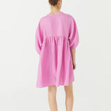 LT - Alcala Linen Dress | Petunia Pink