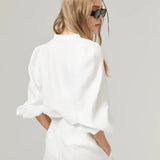 LT - Meknes Linen Shirt | White
