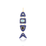 Lapis Fish Pendant
