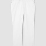 EF - Cotton Denim Kick Jean | White