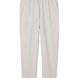 EF - Pucker Check Tapered Pant | Chalk