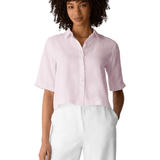 EF - Classic Collar Elbow Sleeve Shirt | Pink