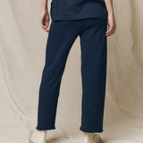 TG - Wide Leg Cropped Sweatpant | Navy