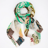 SP - Alize Embroidered Scarf | Vert