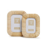 TC - Woven Rattan Photo Frame 2 Sizes