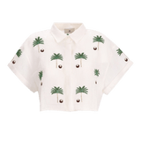 BC - Green Palm Bondi Shirt | Light Green