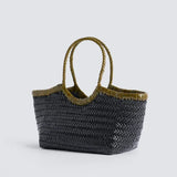 DD - Nantucket Small Bi-Colour Bag | Black Khaki