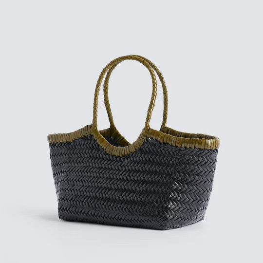 DD - Nantucket Small Bi-Colour Bag | Black Khaki