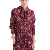 RO - Bow Collar Long Sleeve Shirt